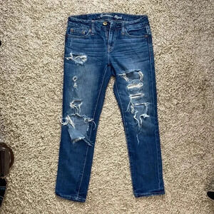 American Eagle stretch distressed jeans